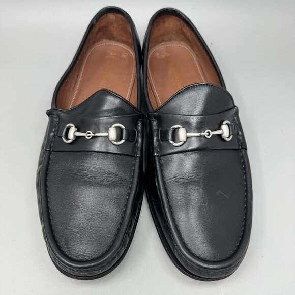 Allen Edmonds  Verona II Italian Bit Loafer Black/Silver Size 10.5 EEE main image 7